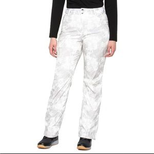Gerry Gray and White Stretch Snow Pants for Women